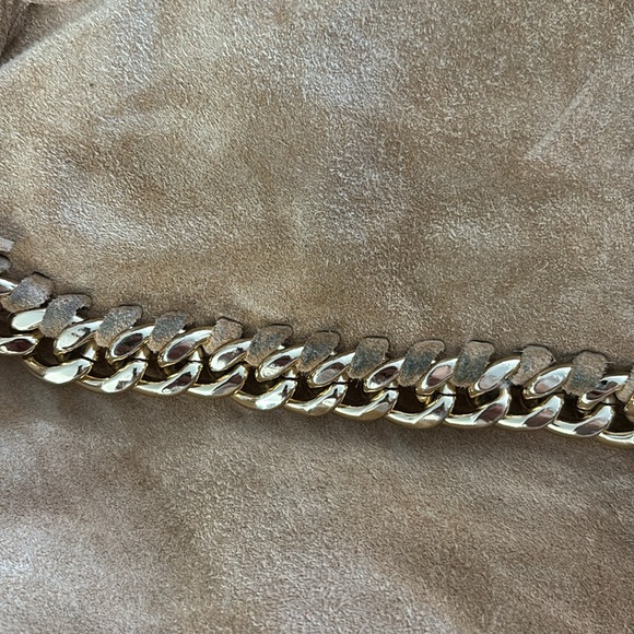 Large suede designer shoulder bag - Picture 6 of 6